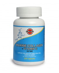 Морской Коллаген + витамин С 120 капсул Dr.Drops