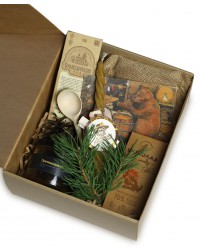 Подарочный набор - коробка крафтовая "Зимний вечер"