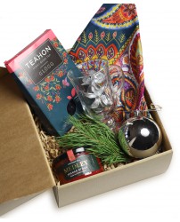 Подарочный набор  коробка крафтовая "Сударыня" С Новым годом!