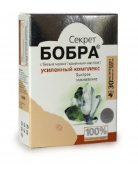 Секрет бобра с белым мумие -  быстрое заживление 30 капсул