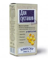 Масло Льняное "Для суставов" 180 капсул Компас Здоровья