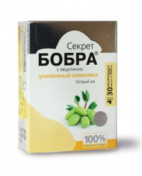 Секрет бобра с лецитином - острый ум 30 капсул Сашера-Мед