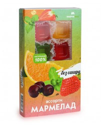 Мармелад без сахара "Ассорти" 170 г