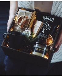 Деревянный Бокс "Горячий шоколад" С Новым годом! (Фото 2)