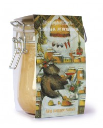Цветочный мед 700 г в стекле "Наслаждайтесь каждым мгновением!"