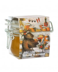 Цветочный мед 300 г в стекле "Наслаждайтесь каждым мгновением!"