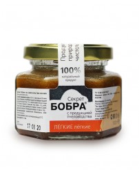 Секрет бобра с продукцией пчеловодства - для легких банка 100 г  Сашера-Мед (Фото 1)