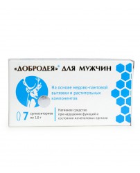 Добродея свечи для мужчин от простатита 7 шт. Сашера-Мед