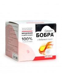 Секрет бобра с Бобровой струей банка100 г Сашера-Мед