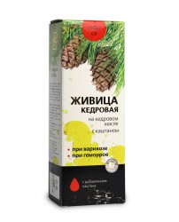 Живица кедровая с Каштаном 100 мл Сашера-Мед