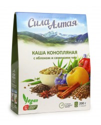 Каша конопляная с яблоком и семенами чиа 200 г Специалист