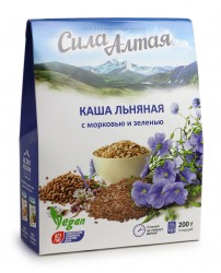 Каша Льняная с морковью и зеленью 200 г Специалист