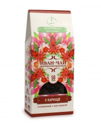 Иван-чай ферментированный с каркаде 50 г Емельяновская Биофабрика