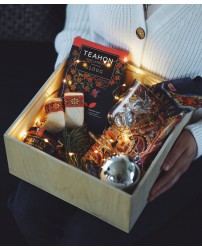 Подарочный деревянный бокс "Сударыня" С Новым годом! (Фото 2)
