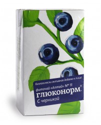 Фиточай "Алтай" №11 Глюконорм с черникой 30 ф/п по 2 г