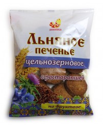 Печенье Льняное на фруктозе с расторопшей 300 г Дивинка