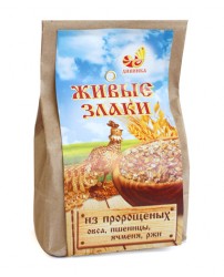 Хлопья "4 злака" пророщенные из овса, пшеницы,ячменя, ржи 300 г Дивинка