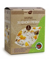 Хлопья из Зеленой гречки 400 г ВастЭко