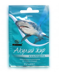 Маска для лица "Акулий жир и календула" 10 мл	ЛучикС