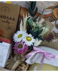 Подарочный набор коробка крафтовая "Счастье в ваших руках" (Фото 2)