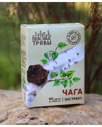 Чага экстракт 60 капсул Пчела и Человек (Фото 1)