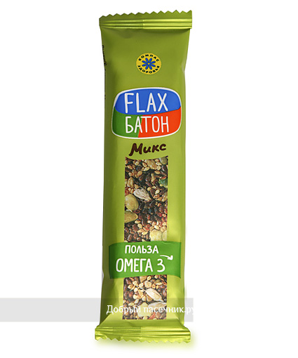Купить Flax батон «Микс» Батончик «Микс»