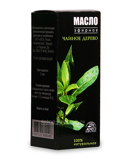 Купить эфирное масло чайного дерева Эфирное масло «Чайное дерево»
