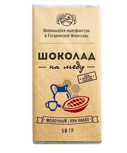 Купить молочный шоколад на меду без добавления сахара Молочный шоколад на меду