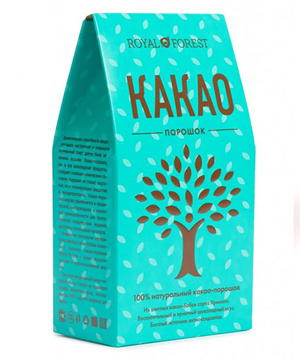 Купить какао порошок ROYAL FOREST Какао порошок ROYAL FOREST