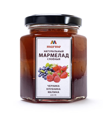 Купить слоёный мармелад Марме черника-клубника-малина Мармелад Марме слоеный черника-клубника-малина